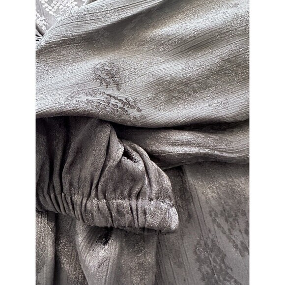 Michael Kors Women's Plus Size Jacquard Snakeskin-Print Handkerchief-Hem Top 3X - Picture 5 of 6